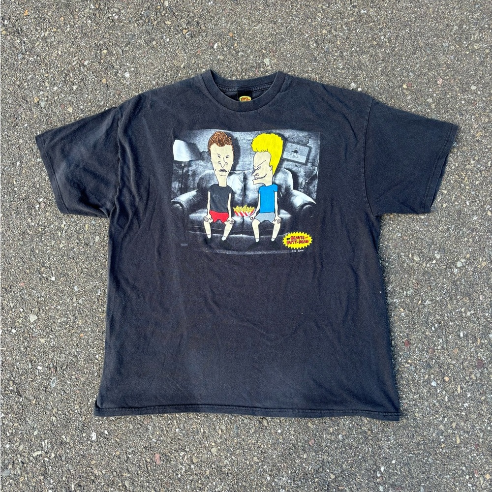 Y2K MTV Beavis and Butt-head Graphic Shirt T-shirt Pullover
